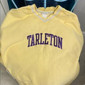 Champion Yellow Reverse Weave Pullover